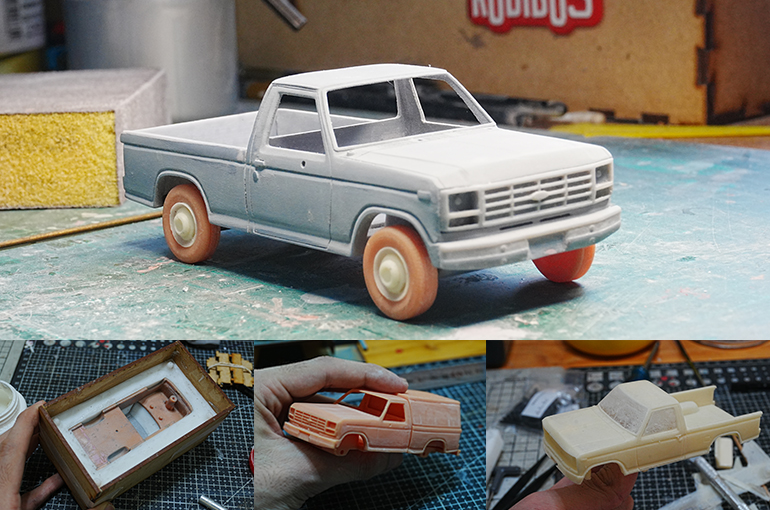 Prototipado y ajustes — Ford F100 1:43